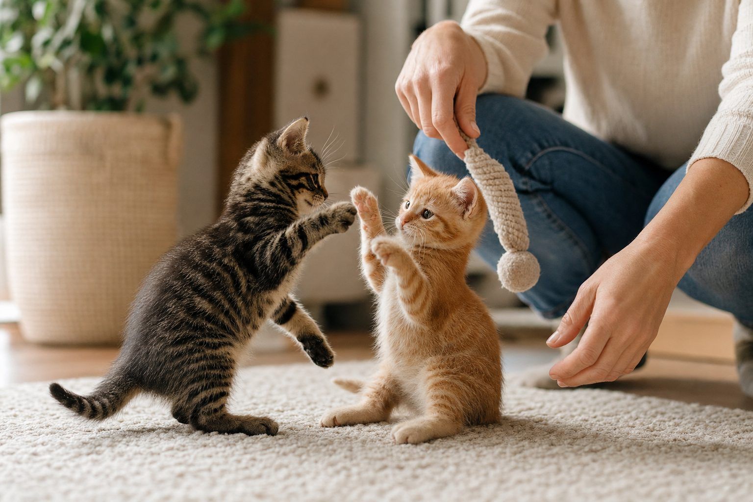 Que faire pendant une bagarre de chaton&nbsp;?