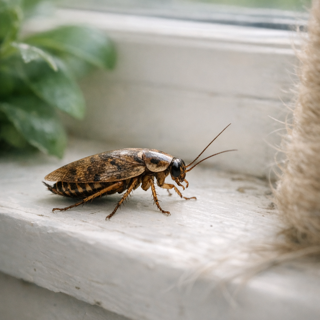Blatte de jardin : risque réel, identification et bons réflexes