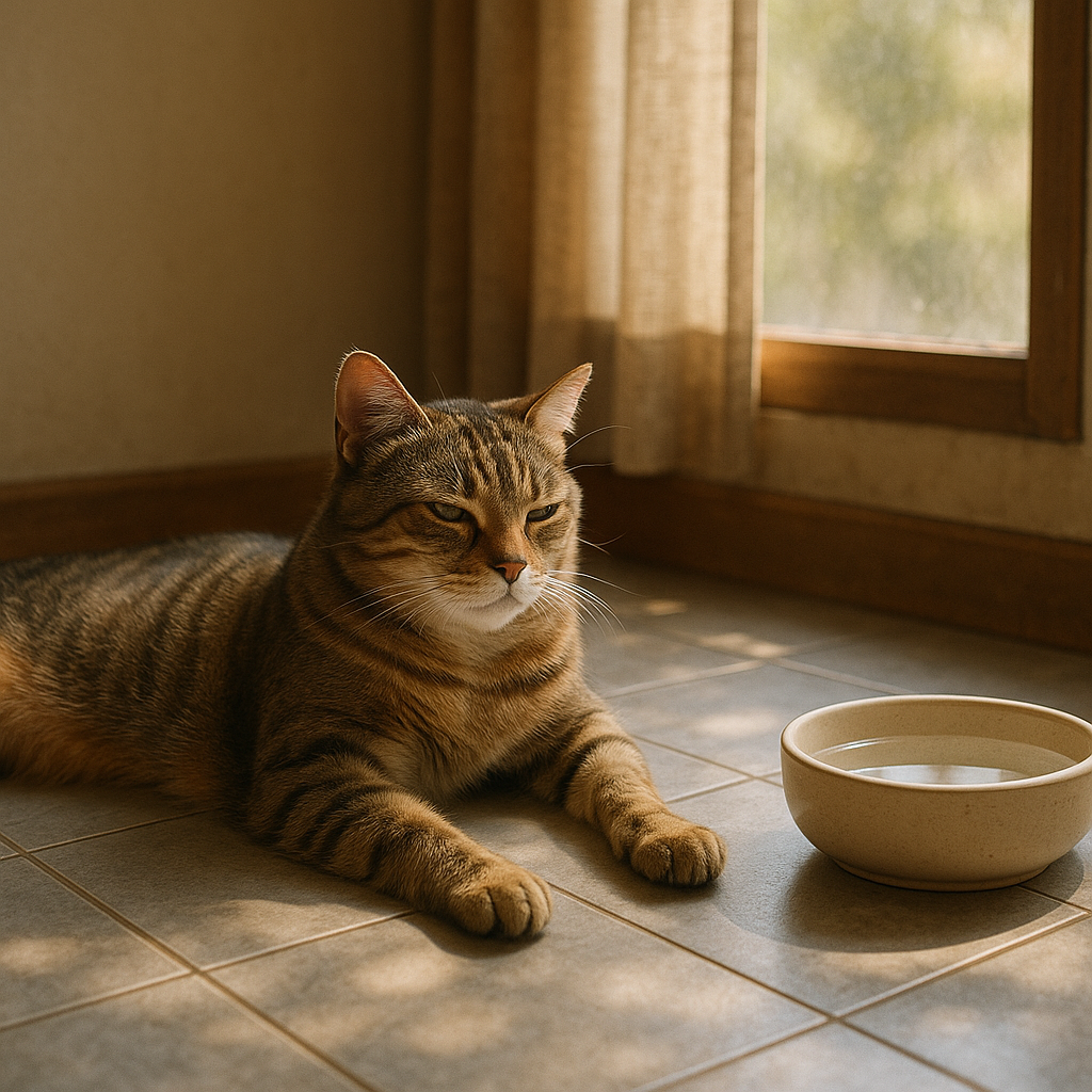Canicule : comment rafraîchir son chat en été facilement
