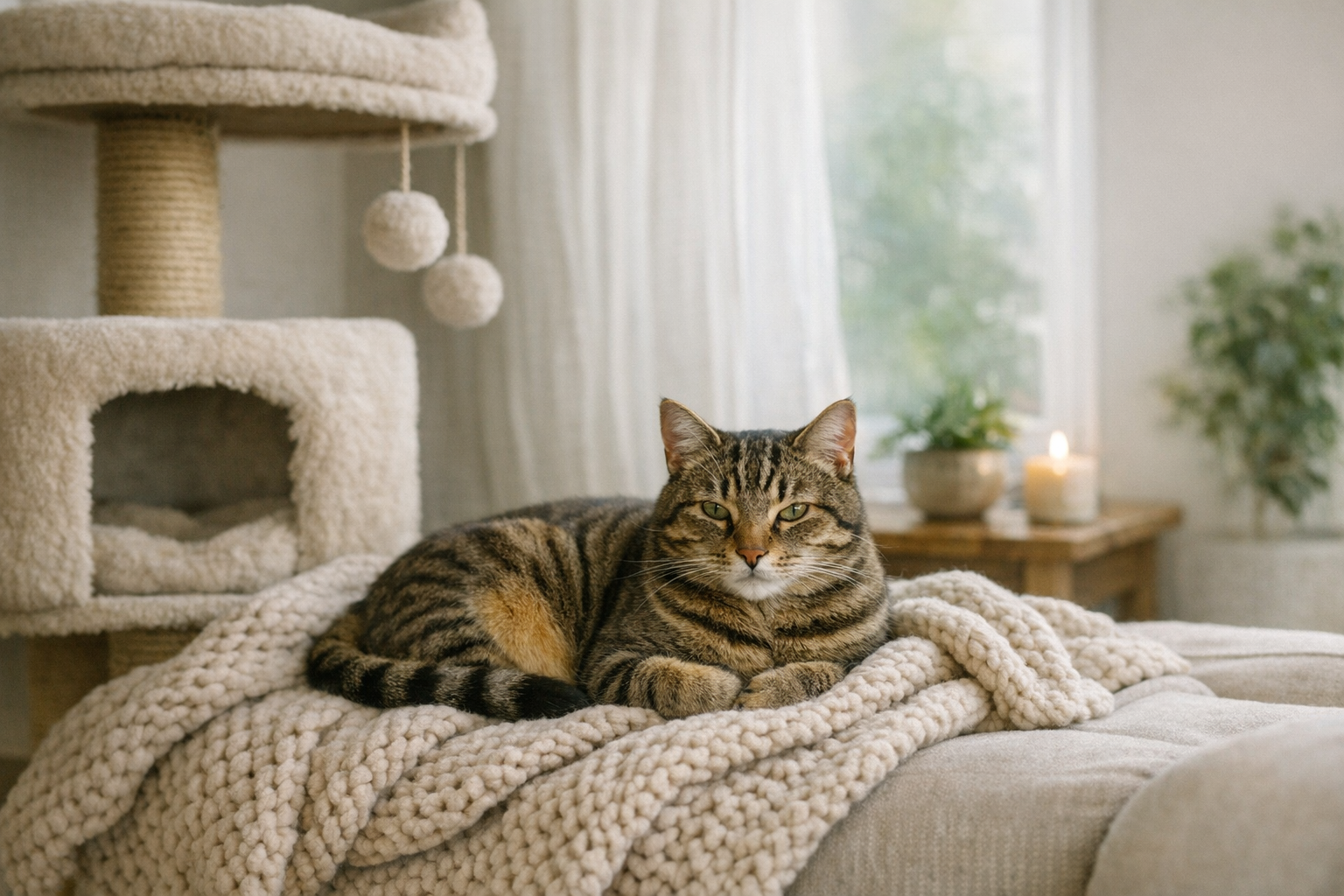 Chat anxieux à la maison : comprendre et apaiser