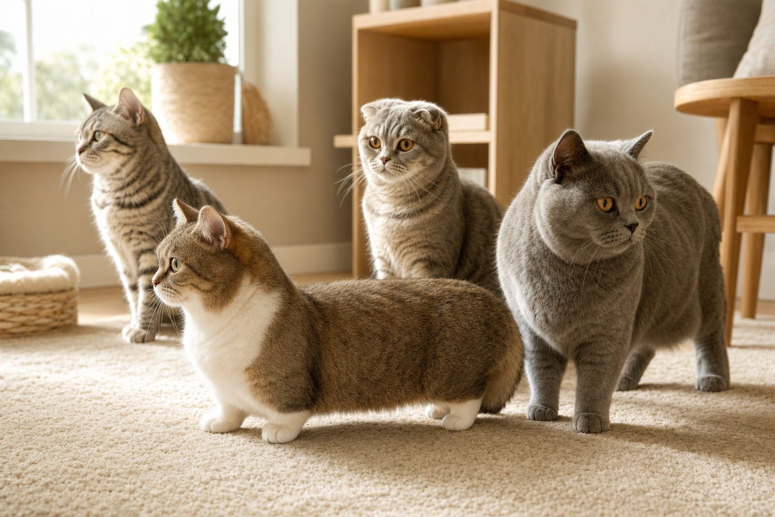 Aperçu des races de chats nains et races souvent confondues