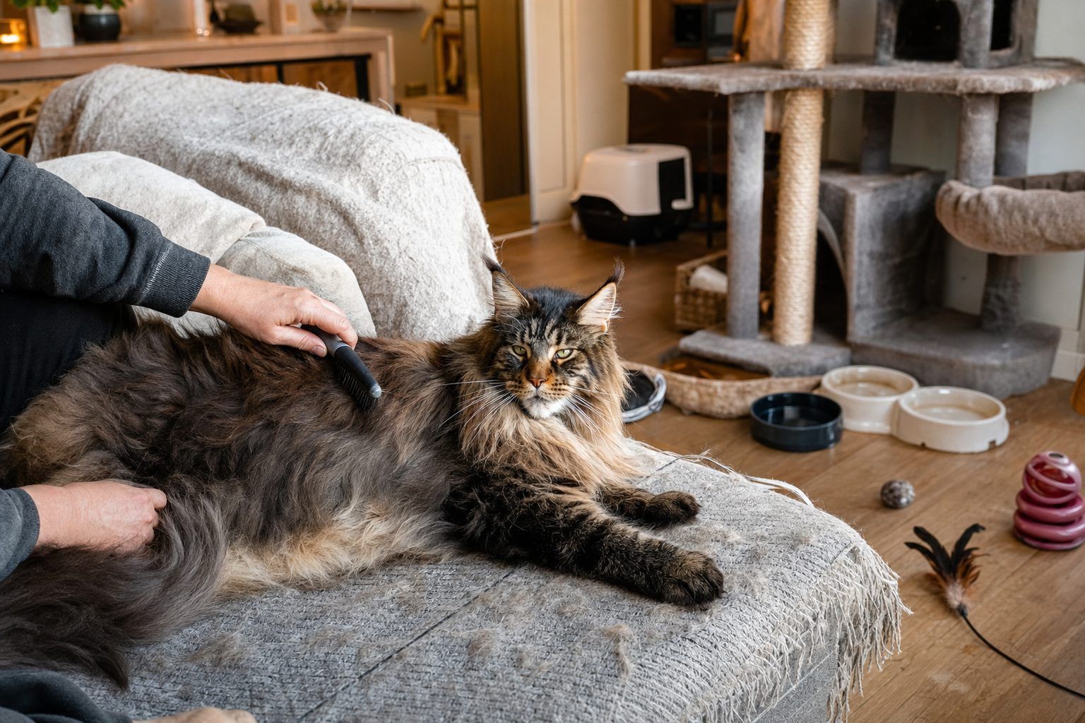 Vivre avec un grand chat : ce que les photos ne montrent pas