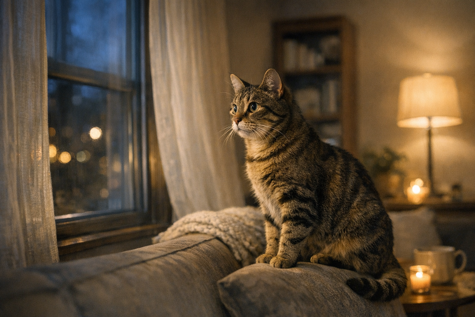 Chat qui miaule la nuit : comprendre et apaiser