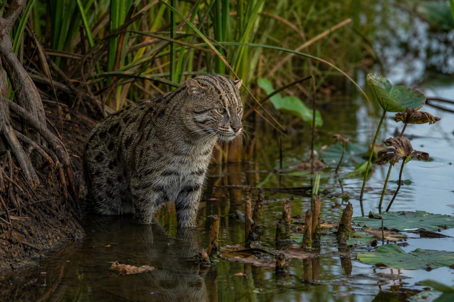 Où vit le chat viverrin et quels habitats utilise-t-il ?