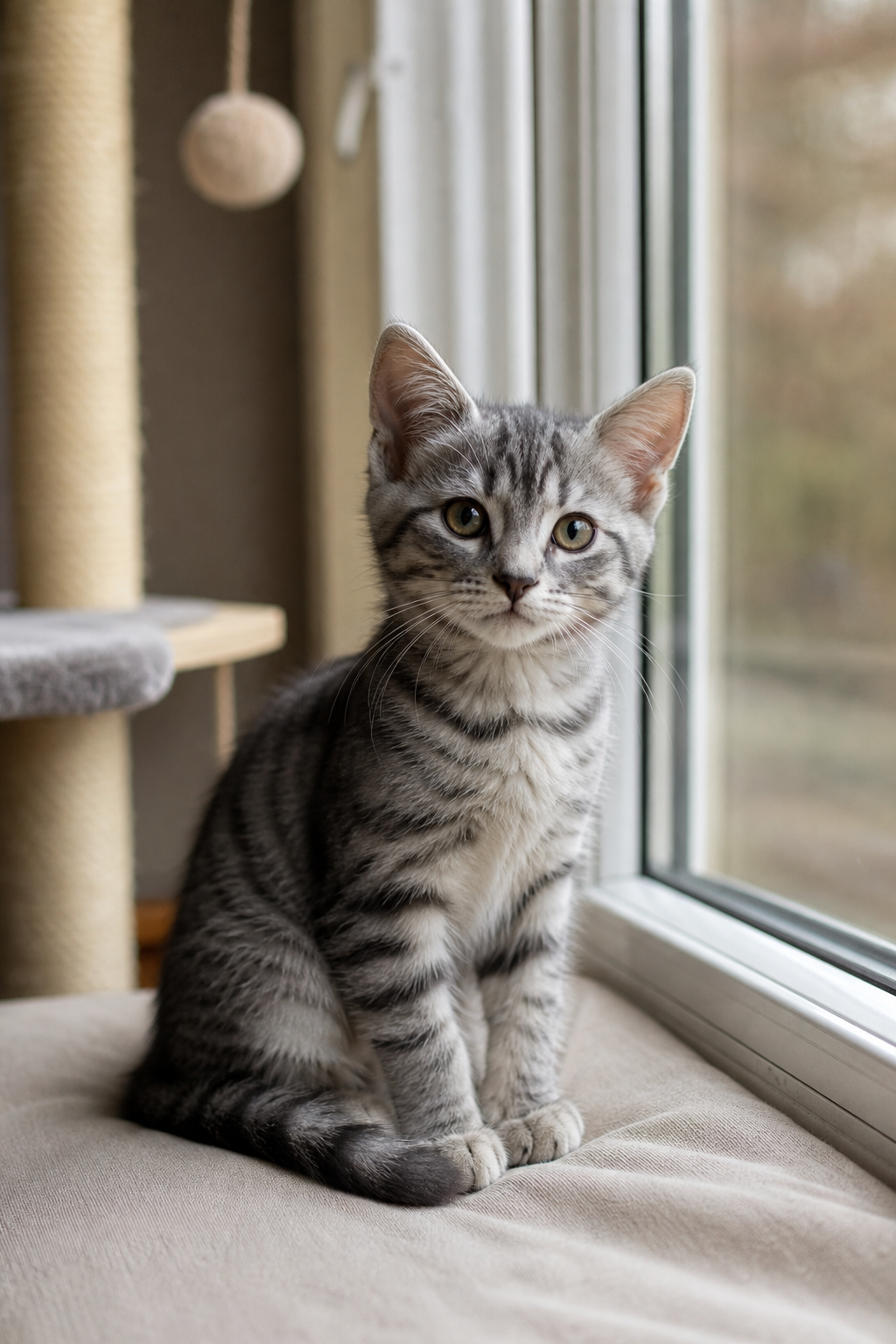 Un chaton gris tigre se reconnaît à sa robe, pas à son caractère
