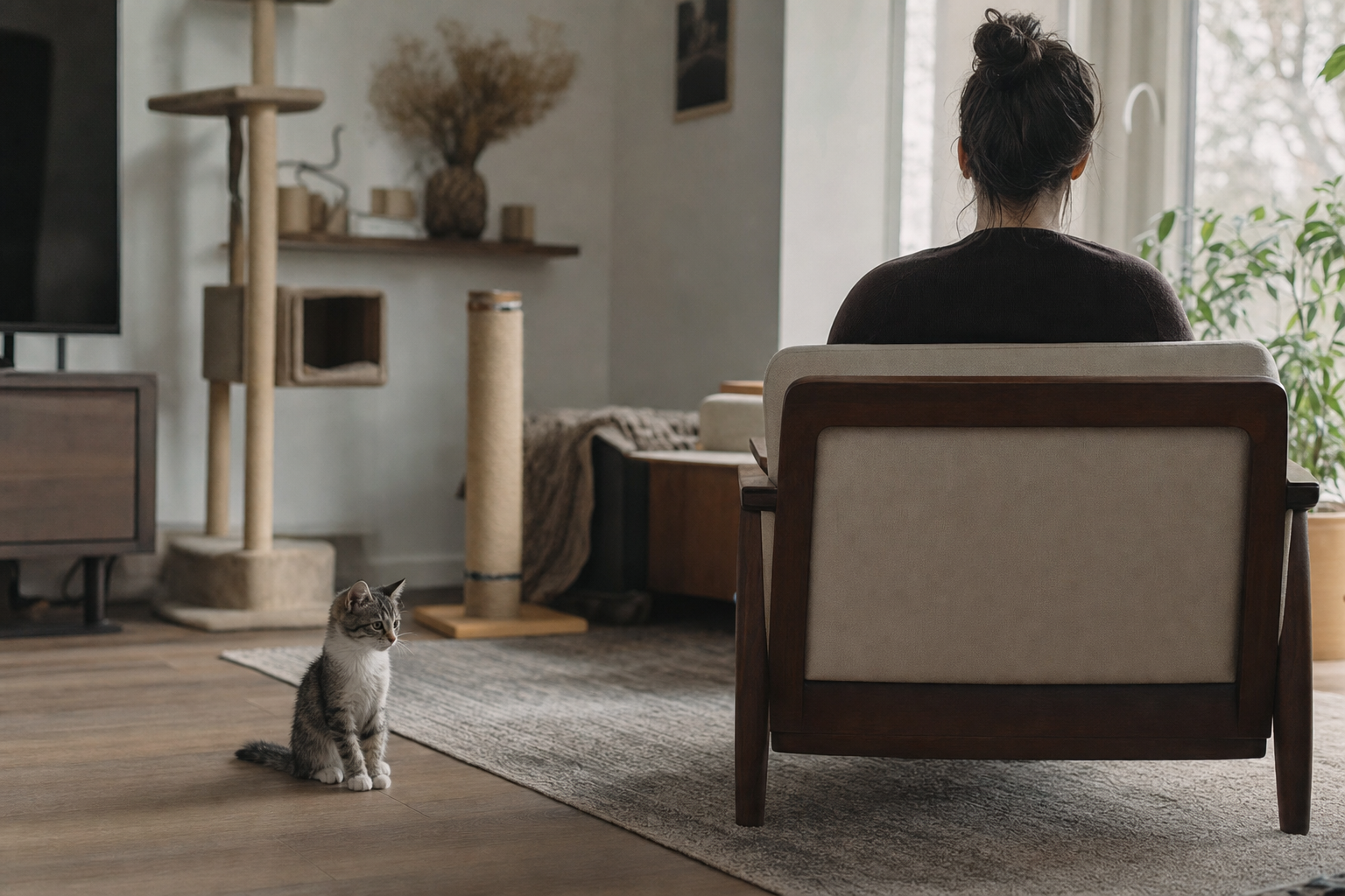 Votre chaton boude-t-il ou vous alerte-t-il d’un malaise ?