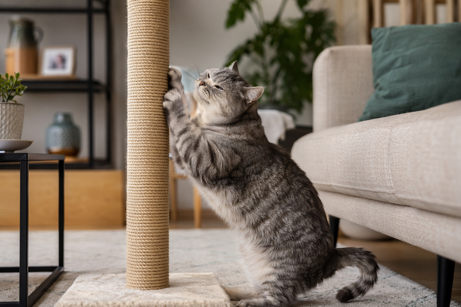 Comment empêcher mon chat de griffer le canapé : 9 solutions qui marchent