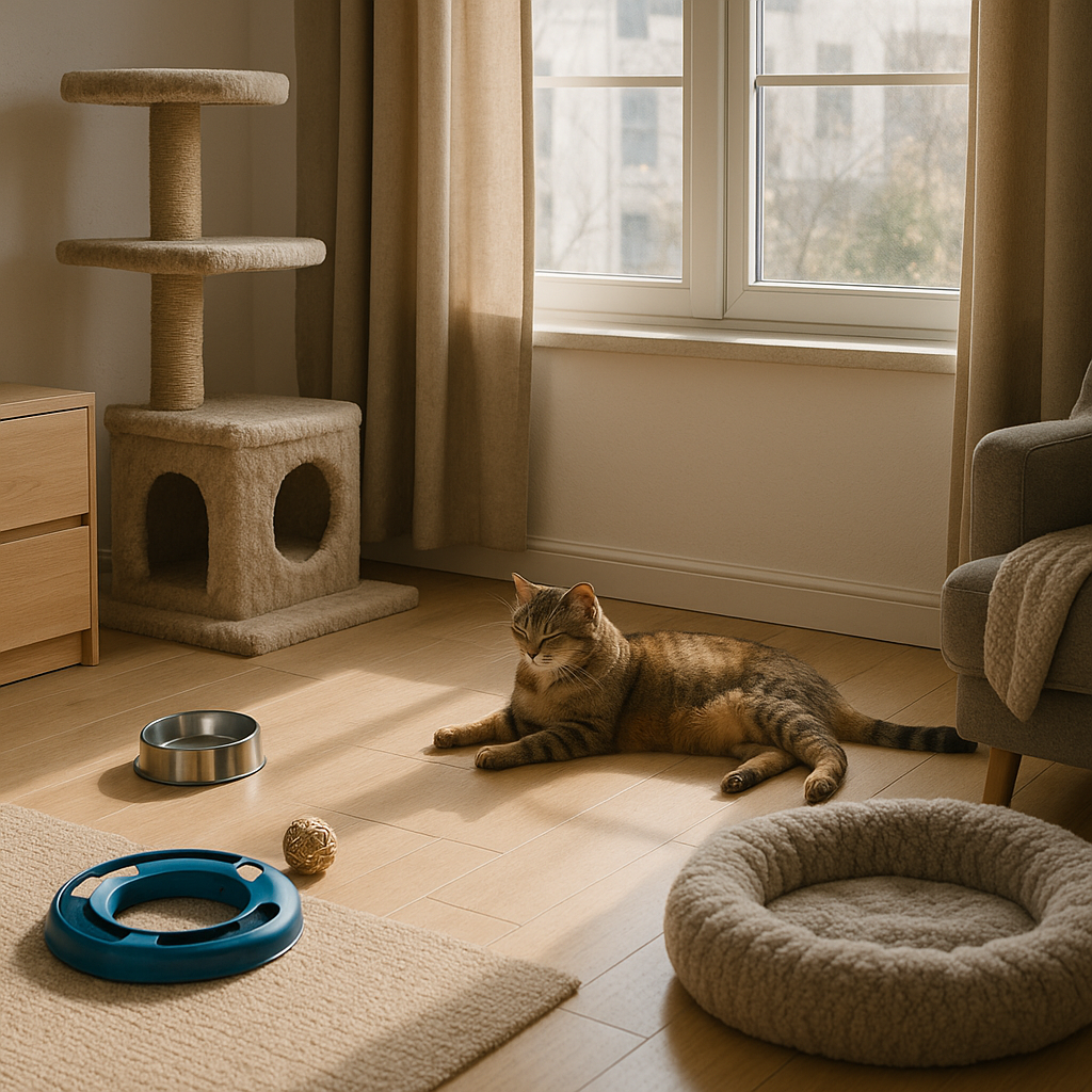 Comment habituer un chat à rester seul en journée ?