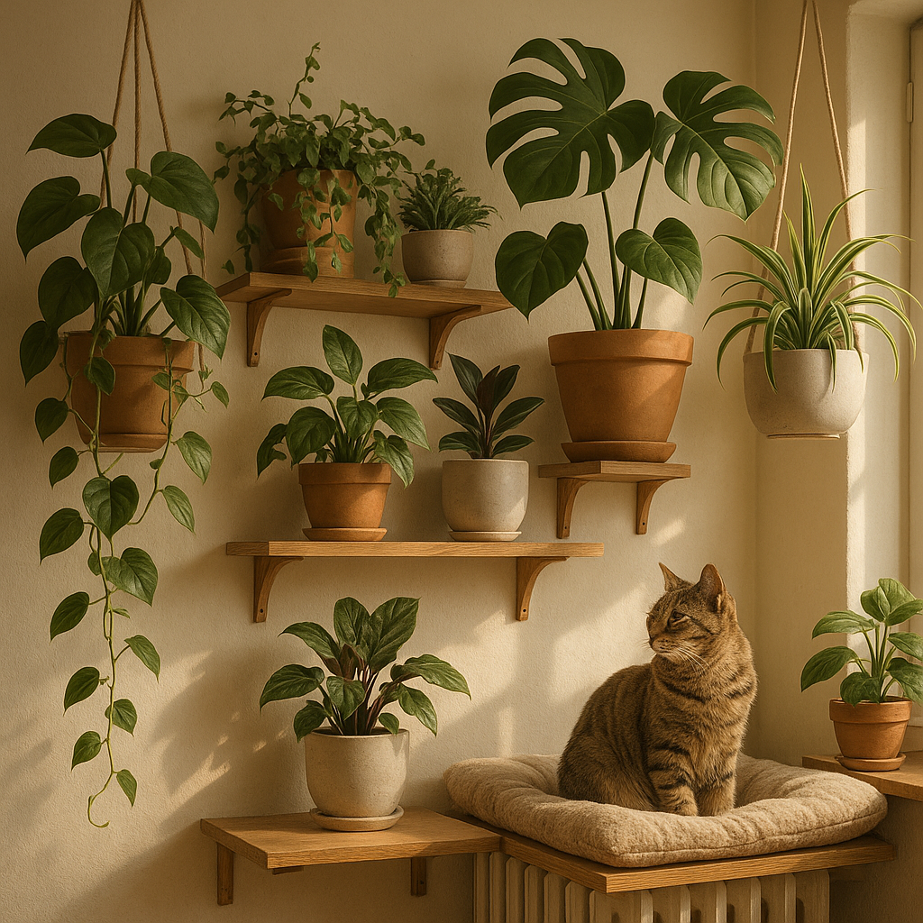 Comment protéger ses plantes d'intérieur quand on a un chat