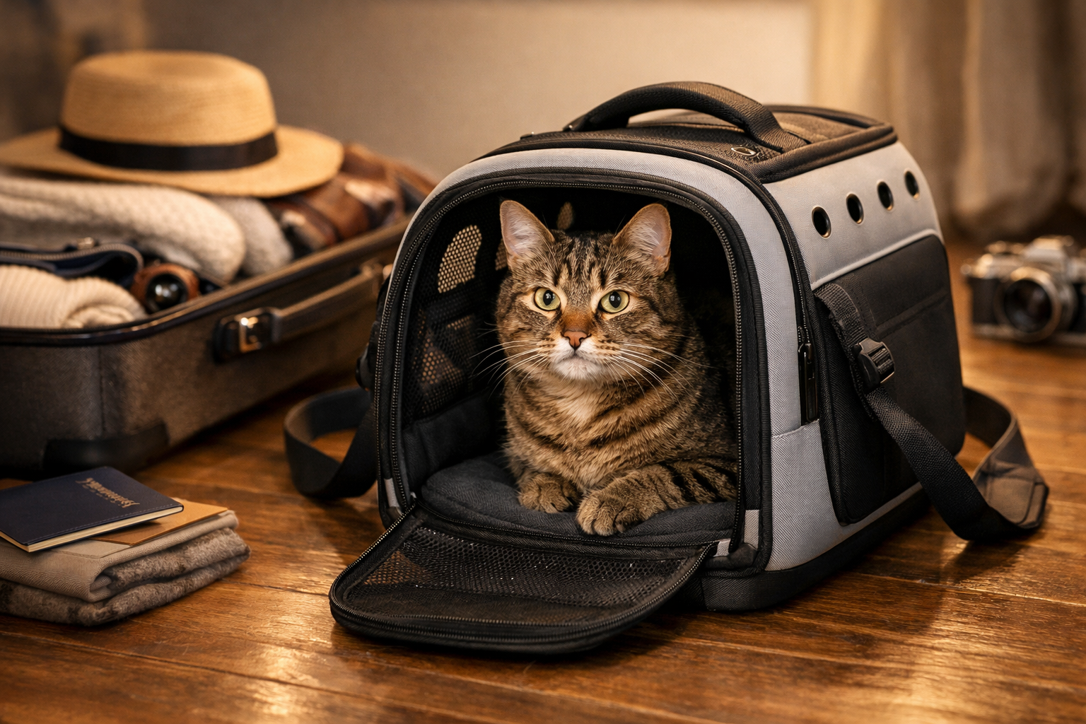 Comment voyager avec son chat : guide pratique 2026