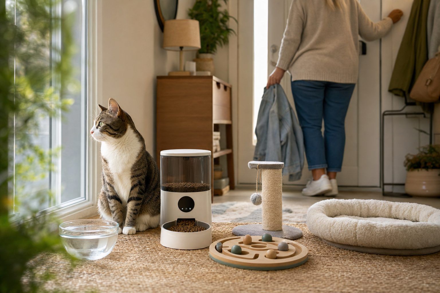 Les 3 choses à faire avant de laisser votre chat seul