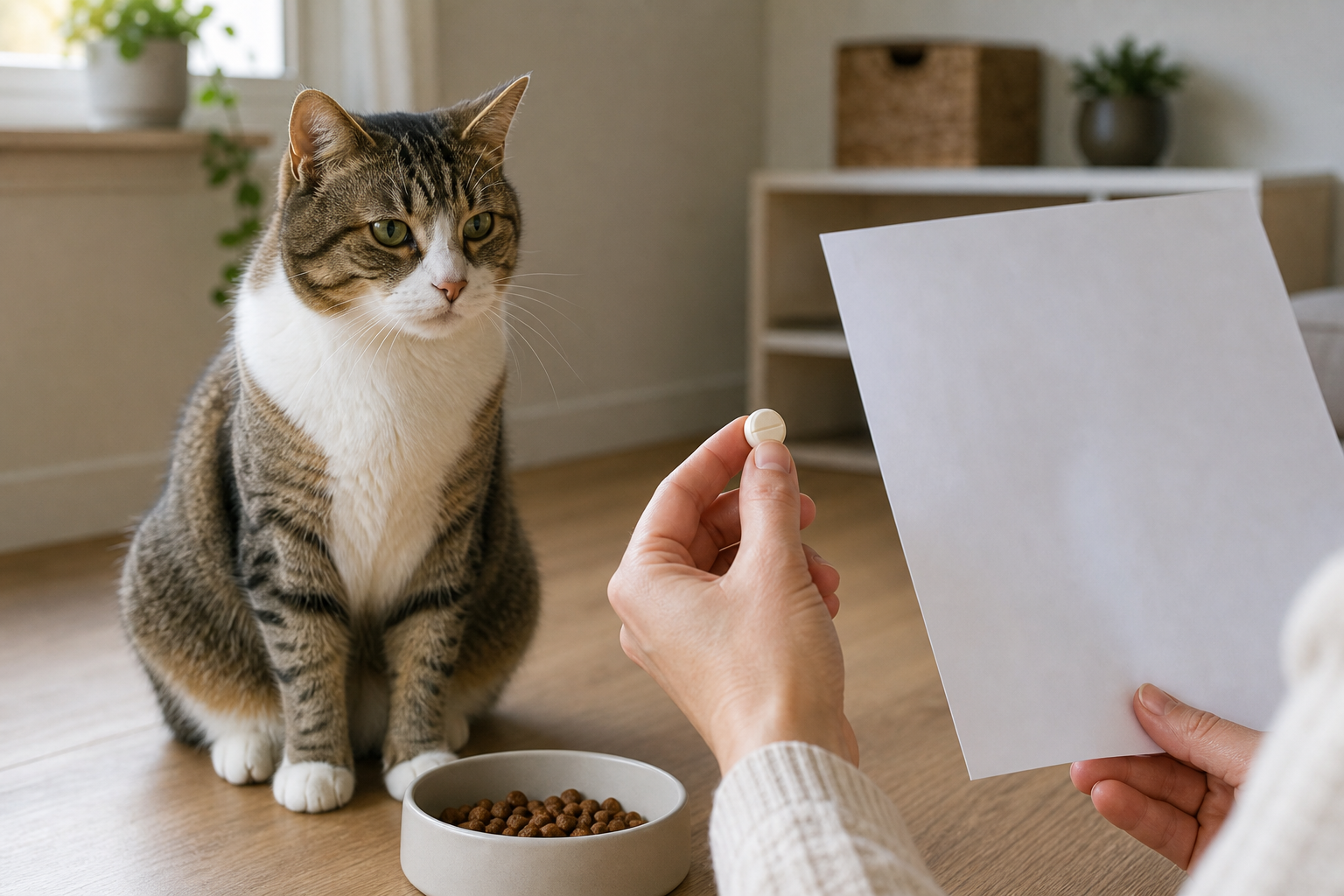 Quand un chat prend du Dermipred : les repères Pour réagir