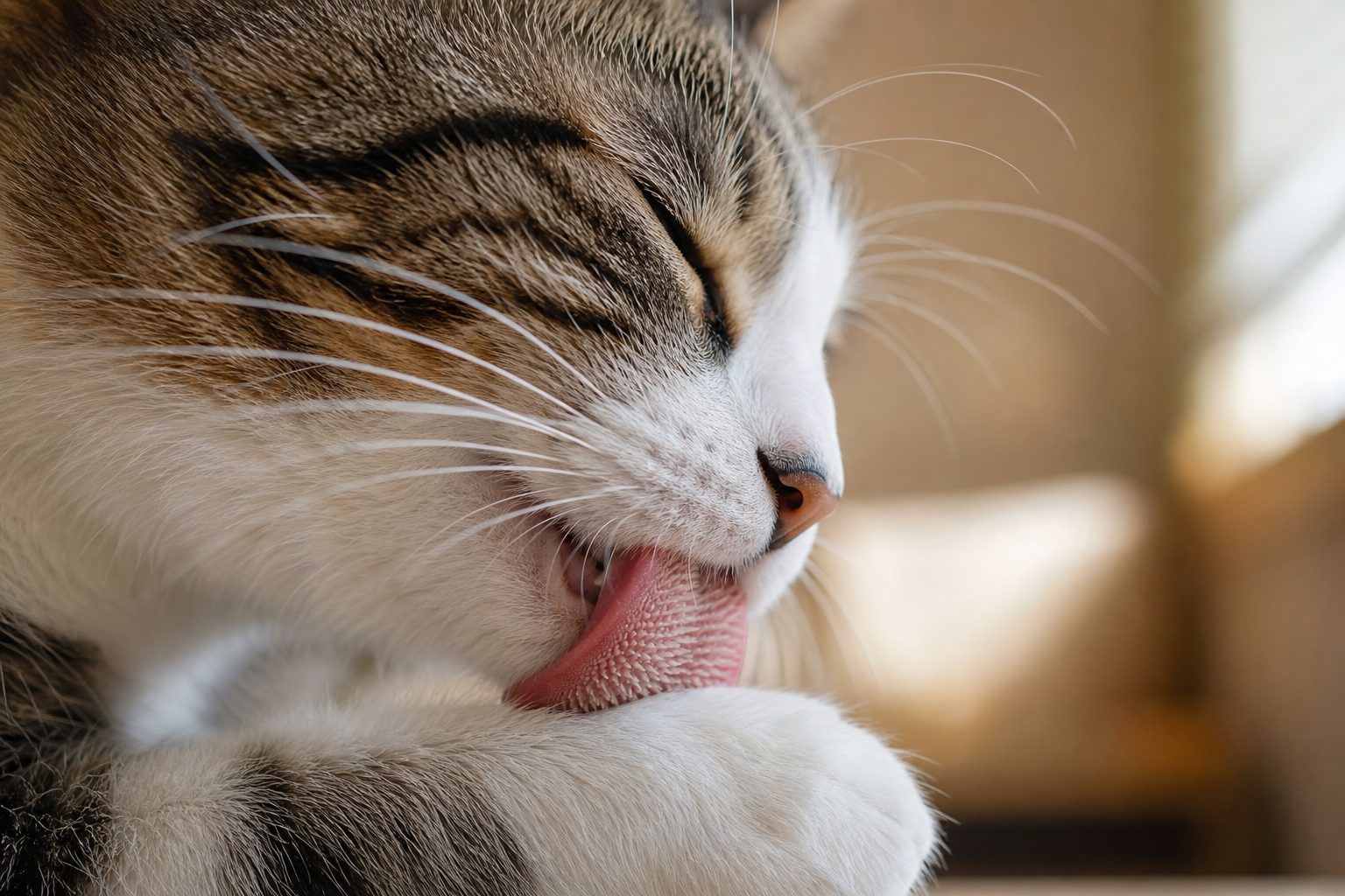 La langue d’un chat est-elle propre&nbsp;? Ce que contient vraiment sa salive