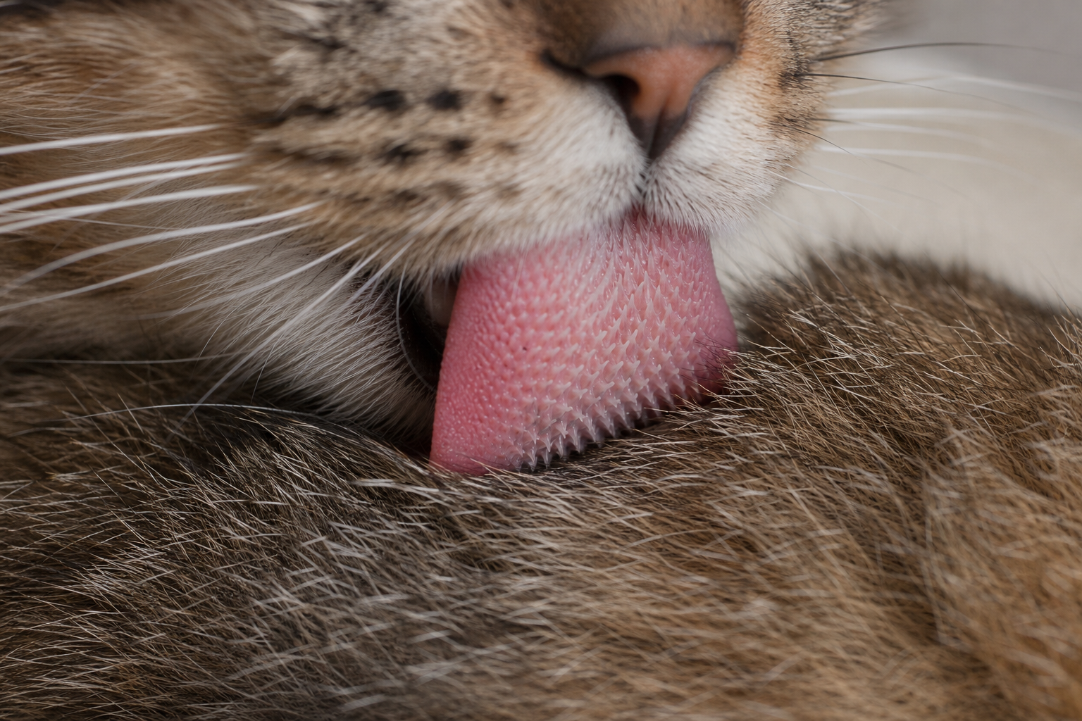 La langue d’un chat révèle bien plus que son toilettage