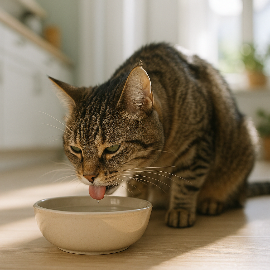 Mon chat boit beaucoup : causes possibles et quand s’inquiéter