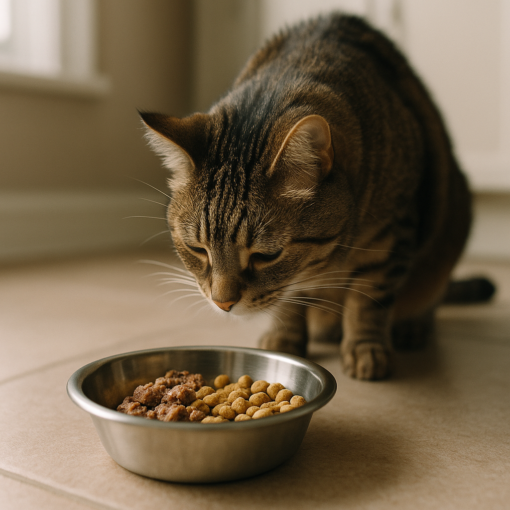 Mon chat refuse sa nouvelle nourriture : réussir la transition