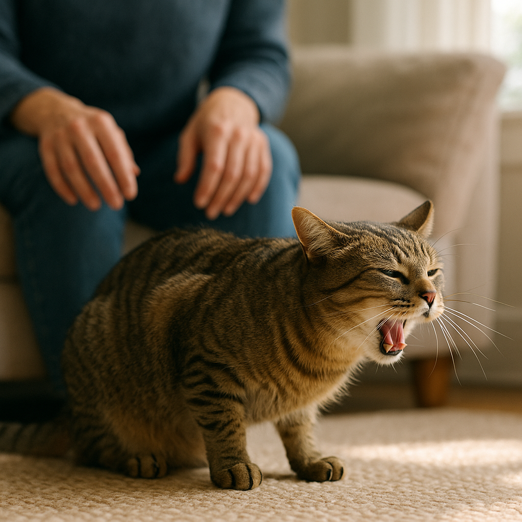 Mon chat tousse : boule de poils, asthme ou infection ?