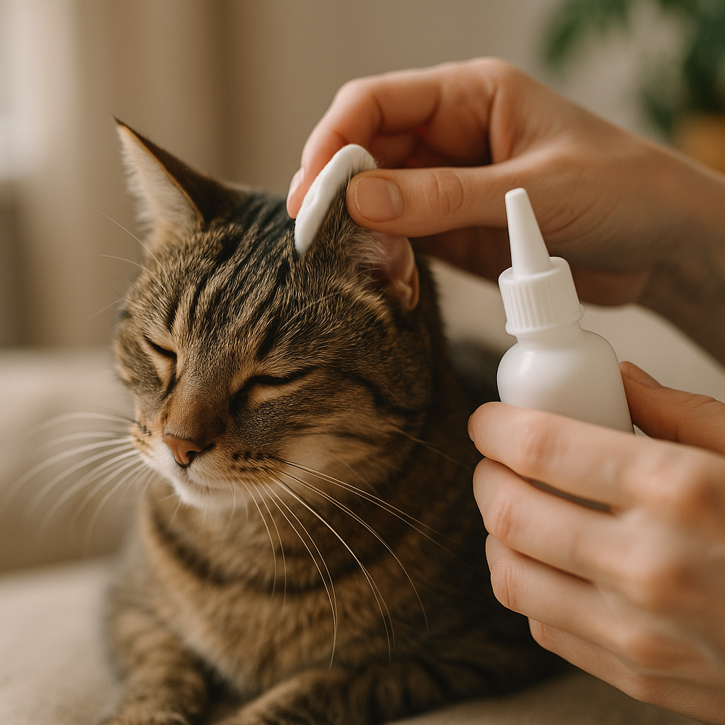 Nettoyer les oreilles de son chat : méthode et fréquence