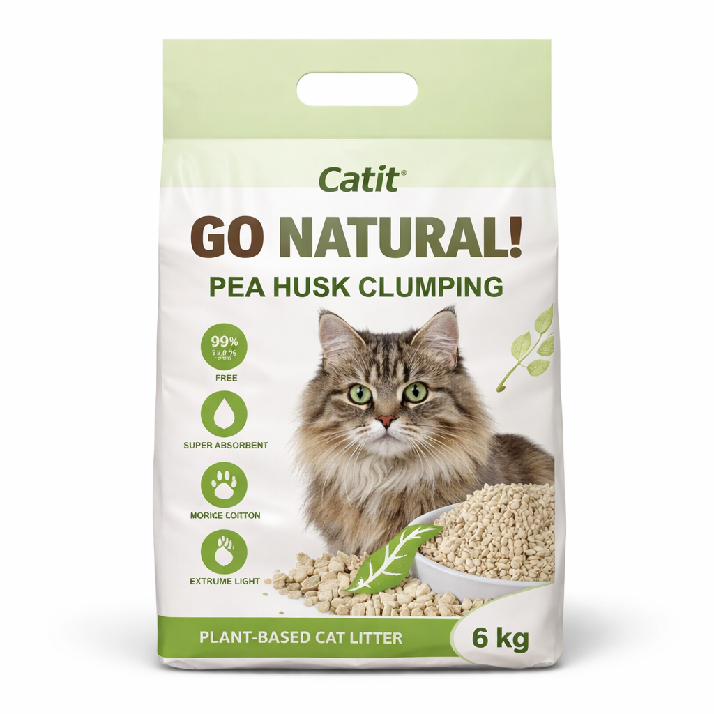 Catit Go Natural Pea Husk Clumping 6 kg