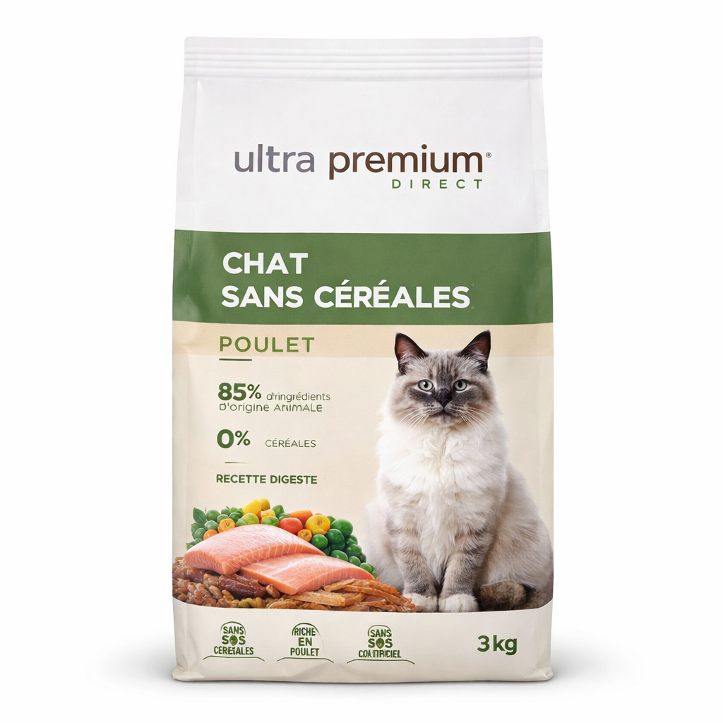 Ultra Premium Direct Chat Sans Céréales Poulet