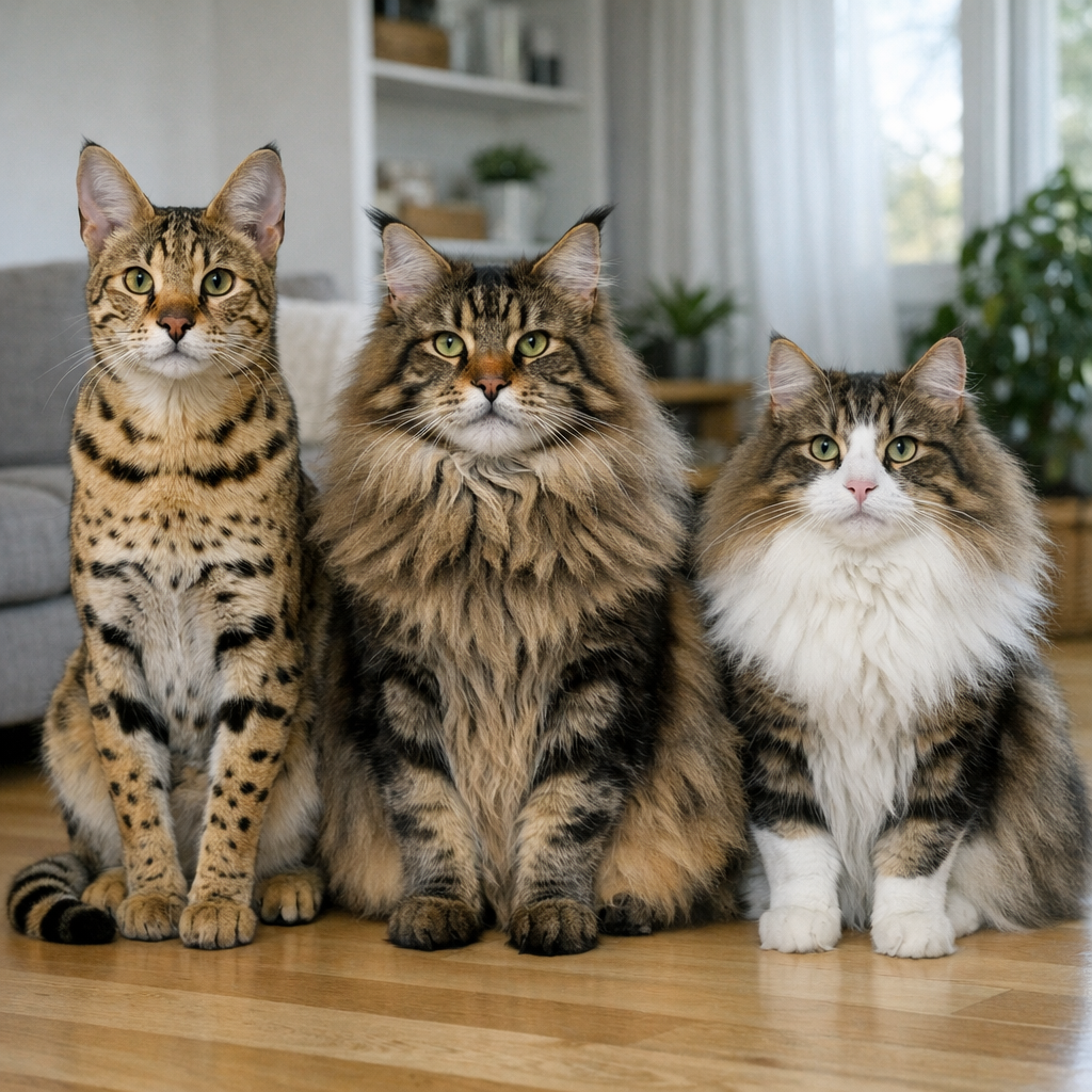 Quels chats sont vraiment les plus gros du monde ?