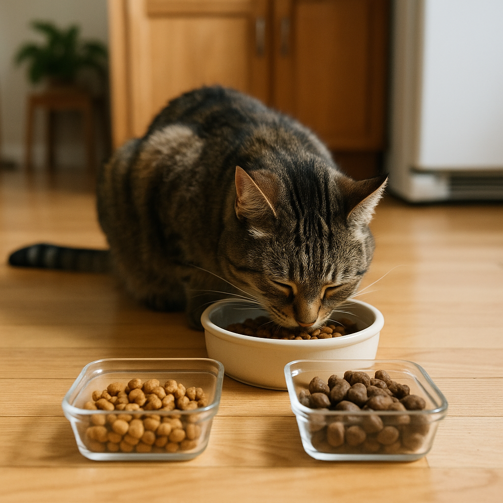 Transition alimentaire chez le chat : combien de jours et étapes